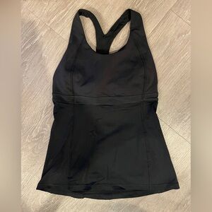 Black lululemon tank top